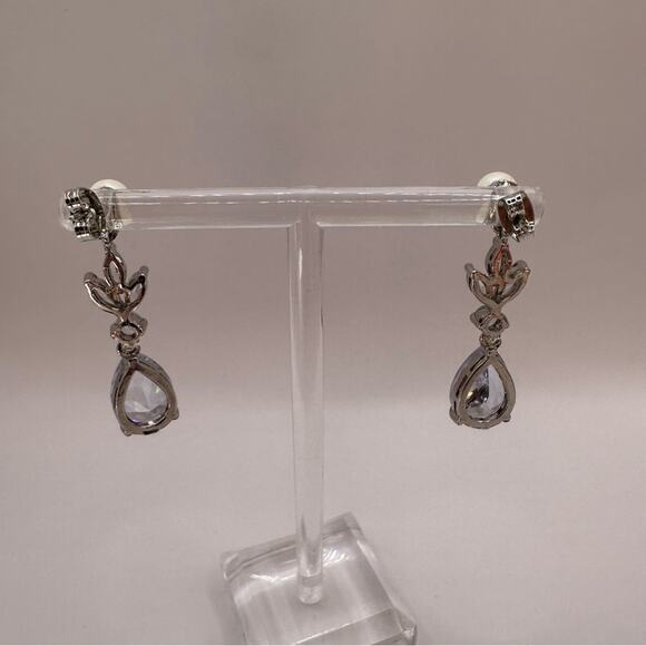 Drop Dangle CW Wedding Party Formal Evening Costume Jewelry Earrings - Picture 4 of 9